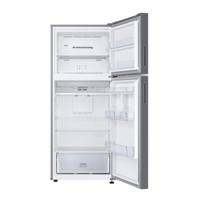 Samsung Top Freezer Refrigerator, 13.7CFT, 388 Liters, RT50CG6400S9 - Silver - Image 2
