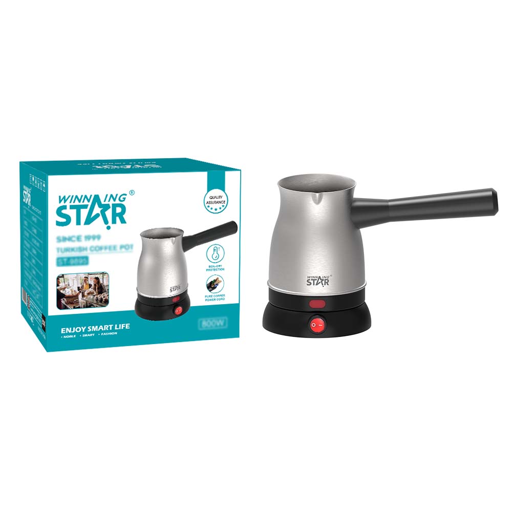 Winning Star ST-9895 Portable Electric Stainless Steel Mini Coffee Maker Turkish Coffee Pots Kettle