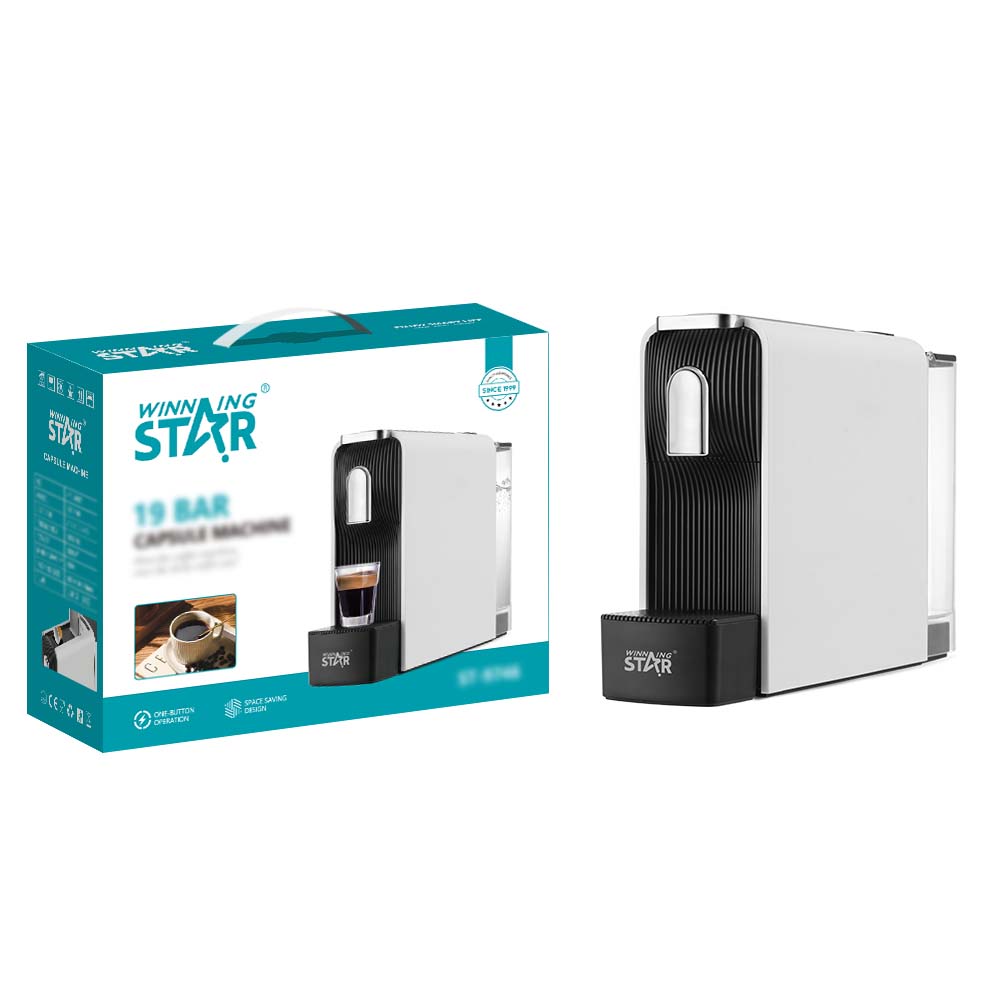 Winning Star ST-9746 4 -in-1 Automatic Heated Multi-Capsule Coffee Maker for Latte Cappuccino
