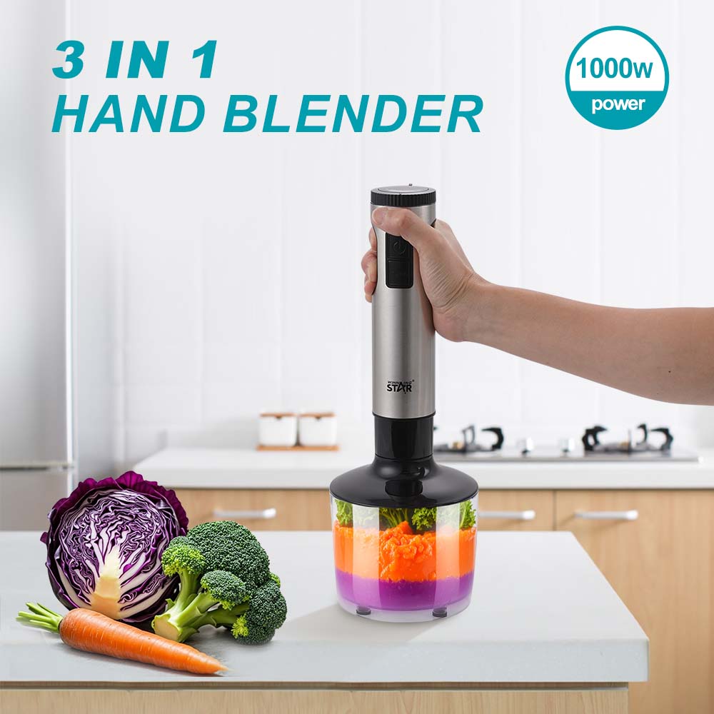 Winning Star 4-in-1 Electric Mixer Food Portable Blender Set ST-6500 - Image 2
