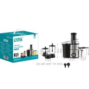 Winning Star 800W 4-in-1 Multifunctional Blender & Juice Extractor