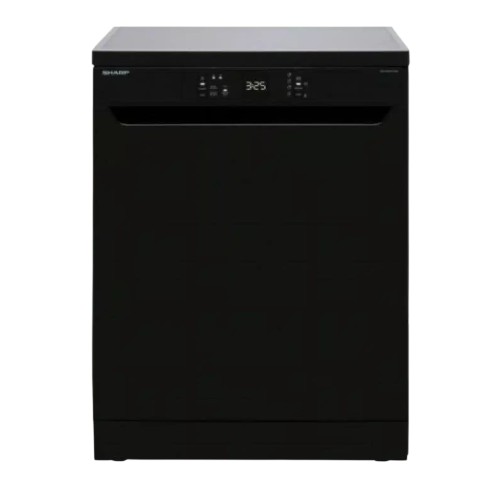 Sharp Dishwasher 13 Settings, 6 Programs, Black QWV613