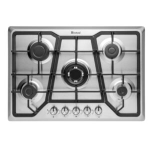 NATURAL BUILT-IN COOKTOP 5 BURNERS STAINLESS STEEL-OMEGA A7501 ID3