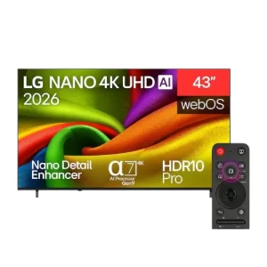 LG 43NU850B6LA 43 inch NANO 4K UHD AI NU85 4K Smart TV