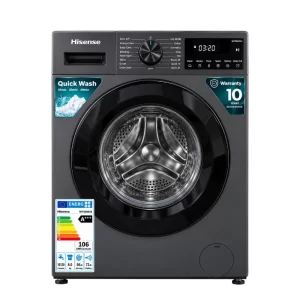 Hisense 8KG Front Load Washing Machine – Dark Grey