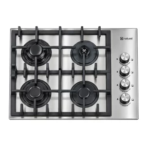 Naturel Built-in Hob Stainless Steel 4-Burner